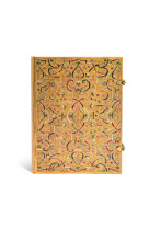 Carnet a couverture rigide marqueterie d-or - ultra - ligne - 240 p.