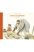 Ernest et celestine - la cabane - format broche - souple