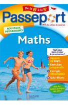 Passeport - maths de la 6e a la 5e - cahier de vacances 2021