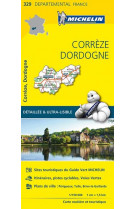 Carte departementale france - carte departementale correze, dordogne