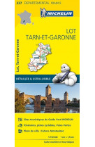 Carte departementale france - carte departementale lot, tarn-et-garonne