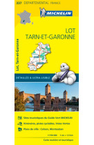 Carte departementale france - carte departementale lot, tarn-et-garonne