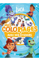 Luca - mes coloriages avec stickers - disney pixar