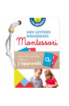 Les incollables - eventail montessori lettres rugueuses