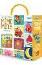 Memo mots - livre et jeu