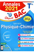 Annales bac 2021 spe physique chimie term