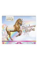 Je dessine mon cheval rainbow shine