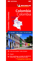 Carte nationale monde - carte nationale colombie