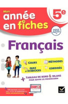 Francais 5e - fiches de revision college