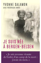 Je suis nee a bergen-belsen