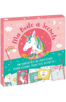 Ma boite a secrets - licornes