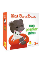 Jeu petit ours brun - mon premier memo