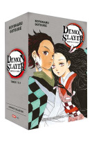 Coffret demon slayer t01 a t03