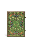 Carnet a couverture rigide poesie en fleurs - grand - non ligne - 128 p.