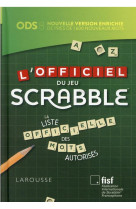 L-officiel du jeu scrabble