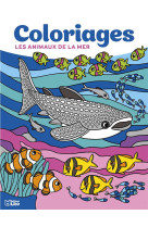 Grands coloriages animaux mer