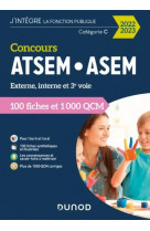 Concours atsem/asem 2022/2023 - 100 fiches et 1 000 qcm