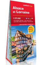 Alsace et lorraine 1/275.000 (carte grand format laminee)