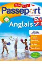Passeport - anglais - de la 6e a la 5e - cahier de vacances 2024