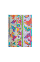 Carnet a couverture rigide colibris et papillons - midi - non ligne - 144 p.