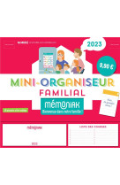 Mini-organiseur familial memoniak, calendrier familial mensuel (sept. 2022- dec. 2023)