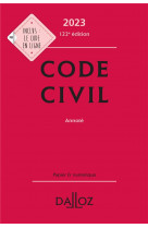 Code civil 2023 122ed - annote