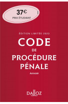 Code de procedure penale 2023 annote 64ed edition limitee - inclus le code penitentiaire