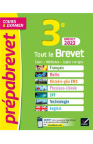 Prepabrevet tout le brevet 2024 3e (toutes les matieres) - tout-en-un pour reussir sa 3e et son brev