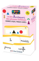 Recre en boite - le jeu montessori des phrases farfelues