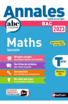 Annales bac 2023 maths terminale - corrige