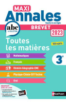 Maxi annales brevet 2023-corrige