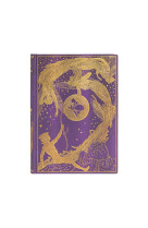 Carnet a couverture rigide fee violette - midi - ligne - 144 p.