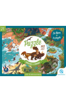 Puzzle cherche et trouve - les dinosaures