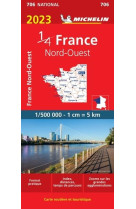 Carte nationale france nord-ouest 2023