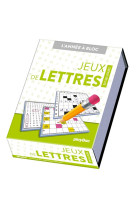 Calendrier jeux de lettres en 365 jours - année à bloc