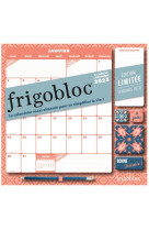 Frigobloc mensuel 2023 deco corail (de janv. a dec. 2023) - edition limitee - calendrier d'organisat