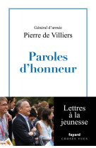 Paroles d-honneur - lettres a la jeunesse