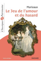 Le jeu de l'amour et du hasard - classiques et patrimoine