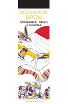 Marque-pages destination japon - marque-pages a colorier