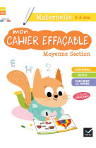 Mon cahier effacable moyenne section