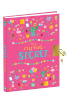 Mon carnet secret girly - journal intime avec cadenas a completer