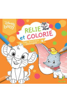 Disney baby - relie et colorie - les animaux sauvages