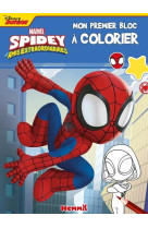 Marvel spidey et ses amis extraordinaires - mon premier bloc a colorier (spidey mur)