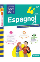 Espagnol 4e lv2 - cahier jour soir - concu et recommande par les enseignants