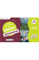 Les jeux du brevet geographie - 80 cartes + 1 livret pedagogique