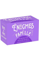 Boite enigmes en famille - 150 enigmes pour decouvrir qui est le sherlock de la famille