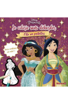 Disney princesses - je colorie sans deborder - fete en paillettes - gros contours en relief !