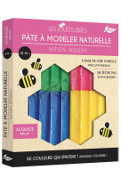 Pate a modeler cire d-abeille -  4 couleurs acidulees - jouet