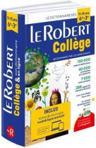 Le robert college + carte numerique