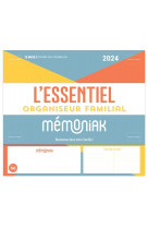 Mini-organiseur familial l essentiel memoniak, calendrier mensuel (sept. 2023- dec. 2024)